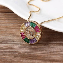 Load image into Gallery viewer, Initial Letter Colourful Women's Pendant Necklaces freeshipping - Tyche Ace