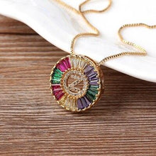 Load image into Gallery viewer, Initial Letter Colourful Women's Pendant Necklaces freeshipping - Tyche Ace