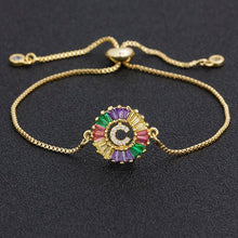 Load image into Gallery viewer, Women colourful Letter Charm Adjustable Bracelets freeshipping - Tyche Ace