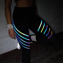 Load image into Gallery viewer, Women Colourful Reflection High Waist Push Up Fitness Training Leggings freeshipping - Tyche Ace