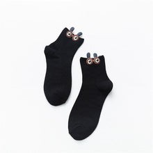 Load image into Gallery viewer, Women Cotton 3D Big Googly Eyes Cartoon Design Happy Socks freeshipping - Tyche Ace