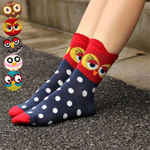 Load image into Gallery viewer, Women Cotton Animal Cartoon Design Socks freeshipping - Tyche Ace