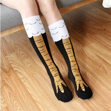 Load image into Gallery viewer, Women Creative 3D Chicken Legs Print Design Knee Socks freeshipping - Tyche Ace