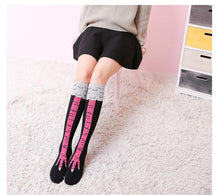 Load image into Gallery viewer, Women Creative 3D Chicken Legs Print Design Knee Socks freeshipping - Tyche Ace