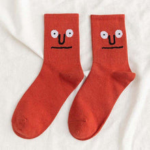 Load image into Gallery viewer, Women Crew Smiley Face  Cotton Happy Socks freeshipping - Tyche Ace