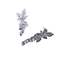 Load image into Gallery viewer, Women Crystal Flower Long Drop Earrings & Necklaces freeshipping - Tyche Ace