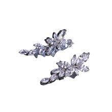 Load image into Gallery viewer, Women Crystal Flower Long Drop Earrings & Necklaces freeshipping - Tyche Ace