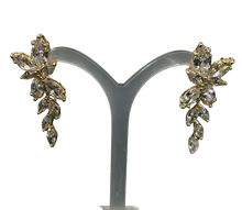 Load image into Gallery viewer, Women Crystal Flower Long Drop Earrings & Necklaces freeshipping - Tyche Ace