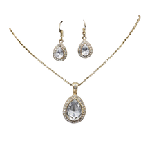 Load image into Gallery viewer, Women Crystal Rhinestone Pendants Necklaces Earrings Sets freeshipping - Tyche Ace