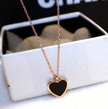 Load image into Gallery viewer, Women Cute Love Heart Rose Pendant Long Chain Necklaces freeshipping - Tyche Ace