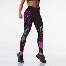 Load image into Gallery viewer, Women Digital Printed High Waist Elasticated Push Up Leggings freeshipping - Tyche Ace