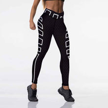 Load image into Gallery viewer, Women Digital Printed High Waist Elasticated Push Up Leggings freeshipping - Tyche Ace