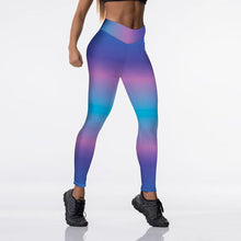 Load image into Gallery viewer, Women Digital Printed High Waist Elasticated Push Up Leggings freeshipping - Tyche Ace