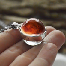 Load image into Gallery viewer, Women Double Side Glass Ball Earth Planet Galaxy Astronomy Pendant Necklaces freeshipping - Tyche Ace