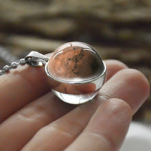 Load image into Gallery viewer, Women Double Side Glass Ball Earth Planet Galaxy Astronomy Pendant Necklaces freeshipping - Tyche Ace