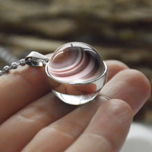 Load image into Gallery viewer, Women Double Side Glass Ball Earth Planet Galaxy Astronomy Pendant Necklaces freeshipping - Tyche Ace