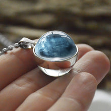Load image into Gallery viewer, Women Double Side Glass Ball Earth Planet Galaxy Astronomy Pendant Necklaces freeshipping - Tyche Ace