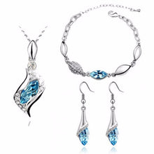 Load image into Gallery viewer, Women Elegant luxury Design Crystal  Necklace Sets freeshipping - Tyche Ace