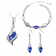 Load image into Gallery viewer, Women Elegant luxury Design Crystal  Necklace Sets freeshipping - Tyche Ace