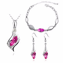 Load image into Gallery viewer, Women Elegant luxury Design Crystal  Necklace Sets freeshipping - Tyche Ace