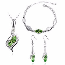 Load image into Gallery viewer, Women Elegant luxury Design Crystal  Necklace Sets freeshipping - Tyche Ace