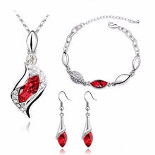 Load image into Gallery viewer, Women Elegant luxury Design Crystal  Necklace Sets freeshipping - Tyche Ace