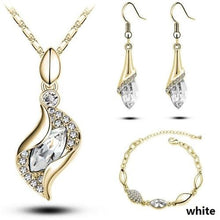 Load image into Gallery viewer, Women Elegant luxury Design Crystal  Necklace Sets freeshipping - Tyche Ace
