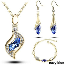 Load image into Gallery viewer, Women Elegant luxury Design Crystal  Necklace Sets freeshipping - Tyche Ace
