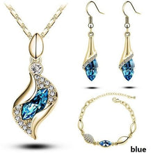 Load image into Gallery viewer, Women Elegant luxury Design Crystal  Necklace Sets freeshipping - Tyche Ace