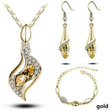 Load image into Gallery viewer, Women Elegant luxury Design Crystal  Necklace Sets freeshipping - Tyche Ace