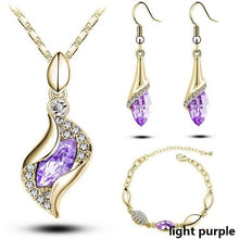 Load image into Gallery viewer, Women Elegant luxury Design Crystal  Necklace Sets freeshipping - Tyche Ace