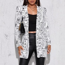 Load image into Gallery viewer, Women Elegant Print Design Long Sleeves Coat freeshipping - Tyche Ace