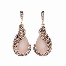 Load image into Gallery viewer, Women Elegant Waterdrop Rhinestone Pendant Necklace Earrings Set freeshipping - Tyche Ace