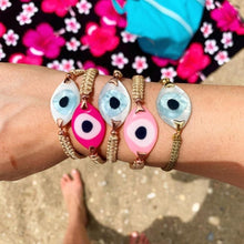Load image into Gallery viewer, Evil Eye Trendy Bohemian Adjustable Braided Rope Charm Bracelet For Women freeshipping - Tyche Ace