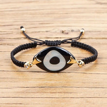 Load image into Gallery viewer, Evil Eye Trendy Bohemian Adjustable Braided Rope Charm Bracelet For Women freeshipping - Tyche Ace