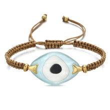 Load image into Gallery viewer, Evil Eye Trendy Bohemian Adjustable Braided Rope Charm Bracelet For Women freeshipping - Tyche Ace