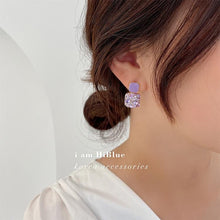 Load image into Gallery viewer, Women Exquisite Retro Purple Stud Earrings freeshipping - Tyche Ace
