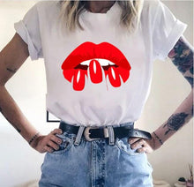 Load image into Gallery viewer, Women Eyelashes Print Art T Graphic Shirt freeshipping - Tyche Ace