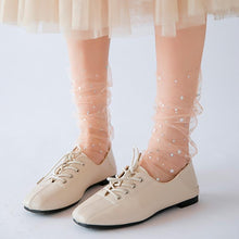 Load image into Gallery viewer, Women Fashion Star Moon Tulle Transparent Ultra-Thin Chiffon Socks freeshipping - Tyche Ace