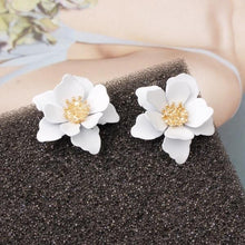 Load image into Gallery viewer, Women Flower Dangle Simulated Pearl Drop Earrings freeshipping - Tyche Ace