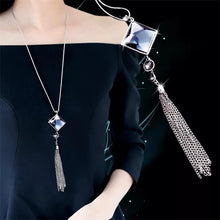 Load image into Gallery viewer, Women Geometric Crystal Long Necklaces & Pendants freeshipping - Tyche Ace