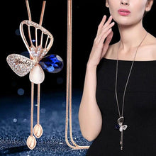 Load image into Gallery viewer, Women Geometric Crystal Long Necklaces & Pendants freeshipping - Tyche Ace