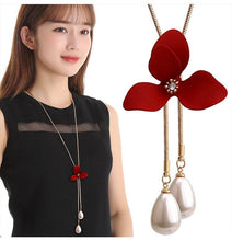 Load image into Gallery viewer, Women Geometric Crystal Long Necklaces & Pendants freeshipping - Tyche Ace