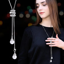Load image into Gallery viewer, Women Geometric Crystal Long Necklaces & Pendants freeshipping - Tyche Ace