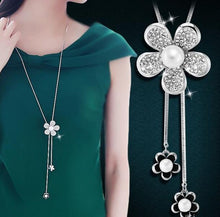 Load image into Gallery viewer, Women Geometric Crystal Long Necklaces & Pendants freeshipping - Tyche Ace