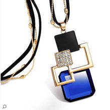 Load image into Gallery viewer, Women Geometric Crystal Long Necklaces & Pendants freeshipping - Tyche Ace