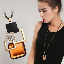 Load image into Gallery viewer, Women Geometric Crystal Long Necklaces & Pendants freeshipping - Tyche Ace