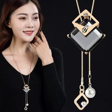 Load image into Gallery viewer, Women Geometric Crystal Long Necklaces & Pendants freeshipping - Tyche Ace