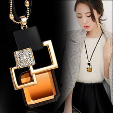 Load image into Gallery viewer, Women Geometric Crystal Long Necklaces & Pendants freeshipping - Tyche Ace