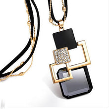 Load image into Gallery viewer, Women Geometric Crystal Long Necklaces & Pendants freeshipping - Tyche Ace